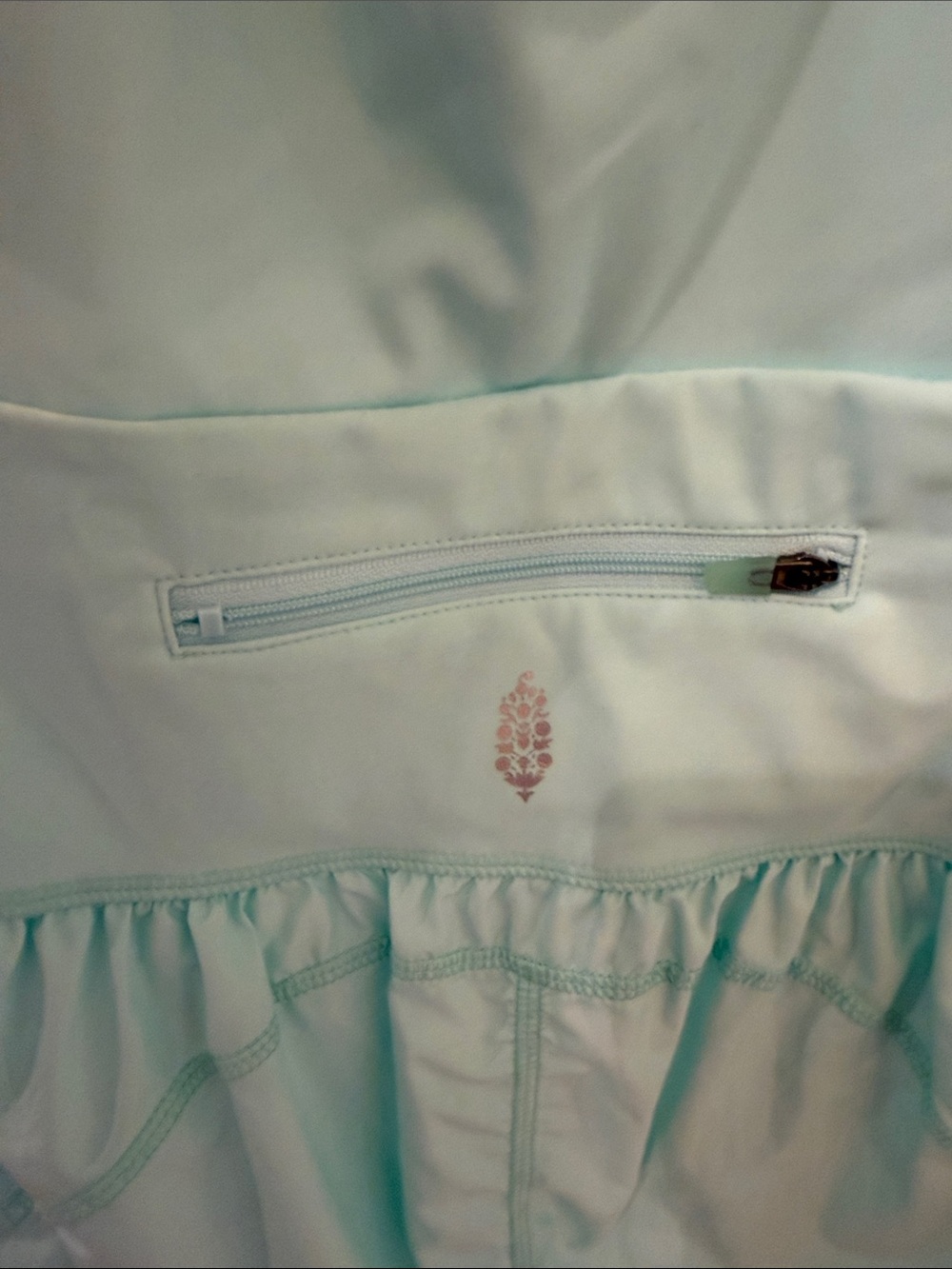 Free People Movement Light Aqua One-Piece Romper - Picture 3 of 4